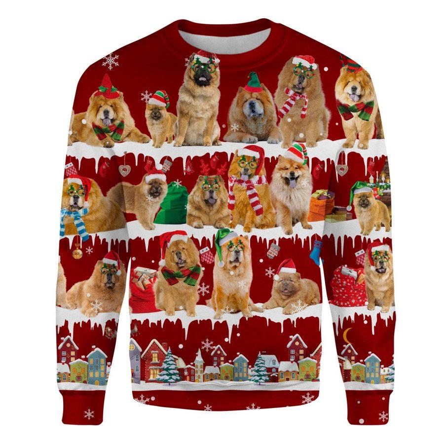Chow Chow - Snow Christmas - Premium Sweatshirt