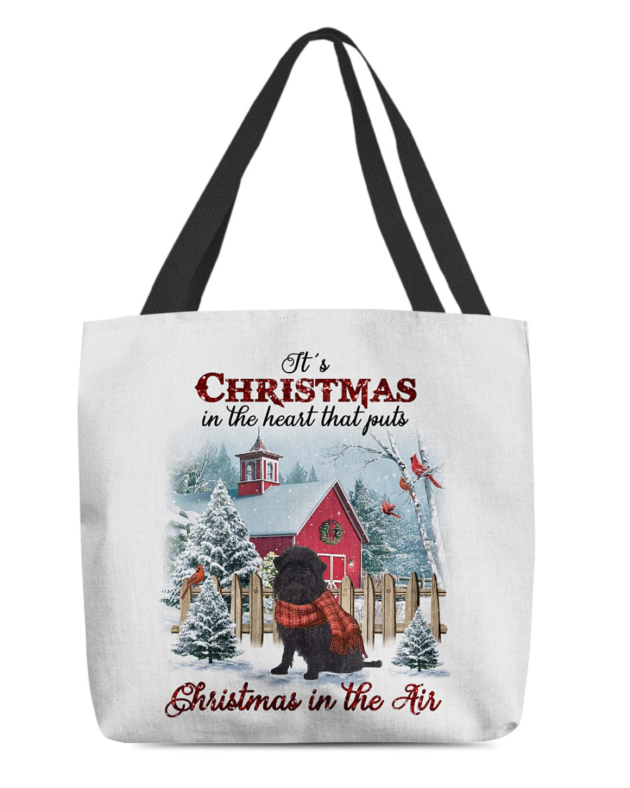 Christmas Air-Affenpinscher-Cloth Tote Bag