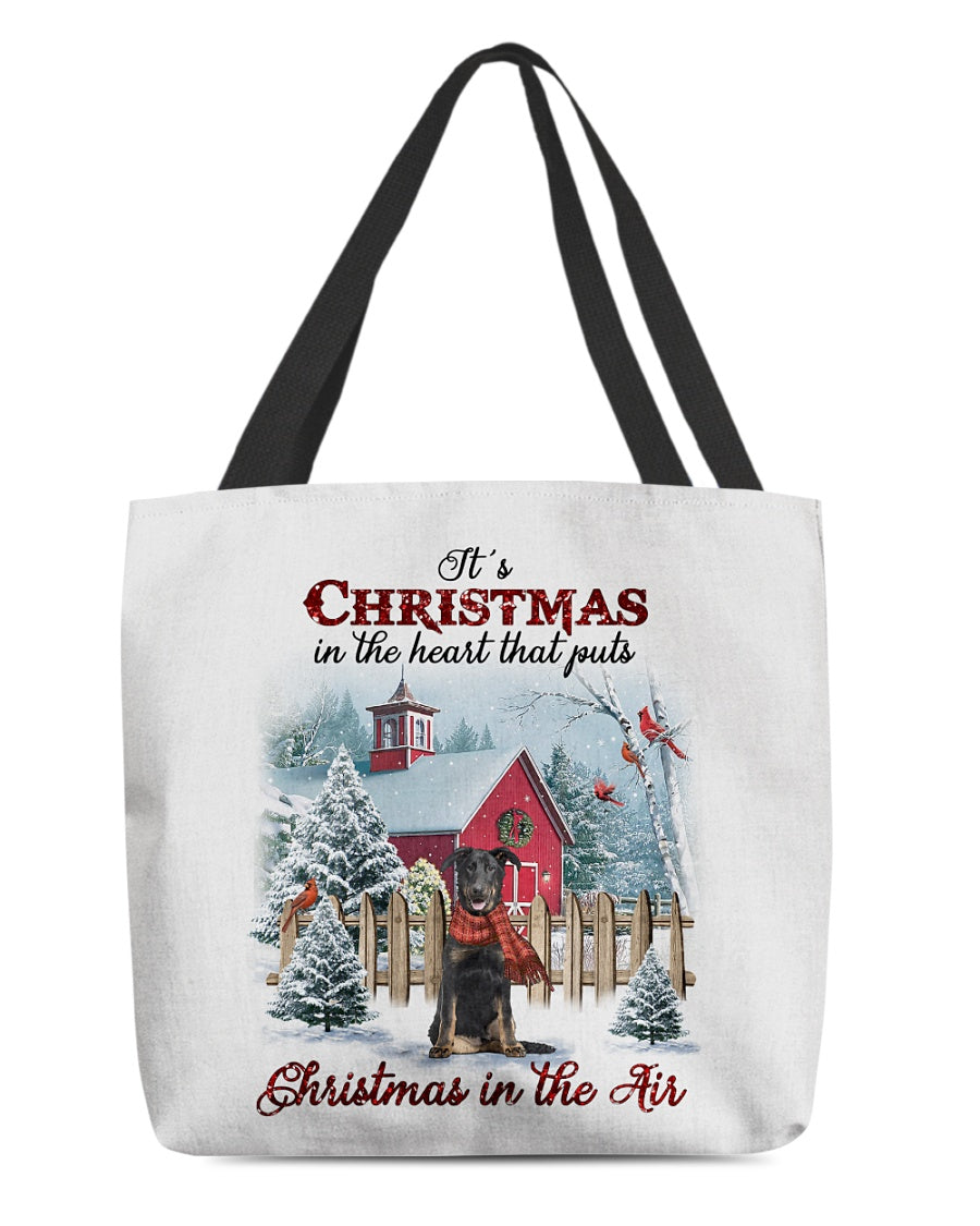 Christmas Air-Beauceron-Cloth Tote Bag