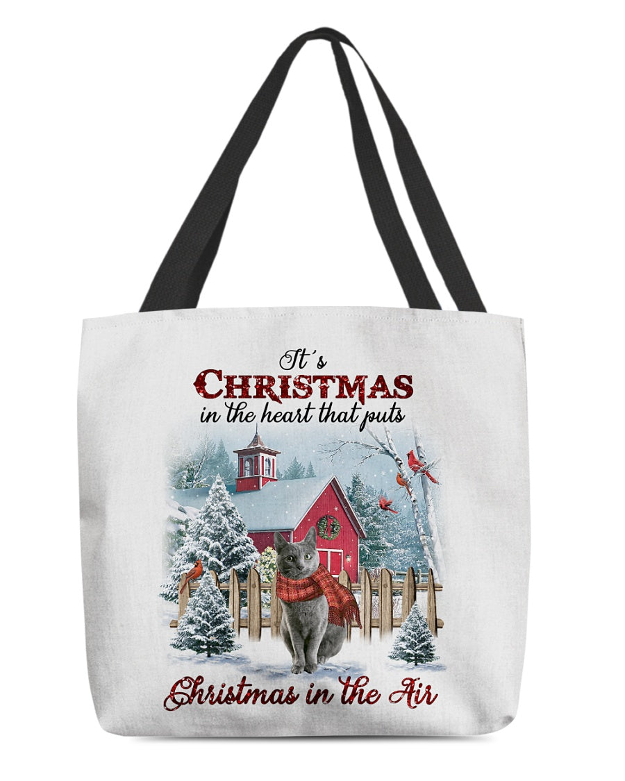 Christmas Air-Cat 4-Cloth Tote Bag