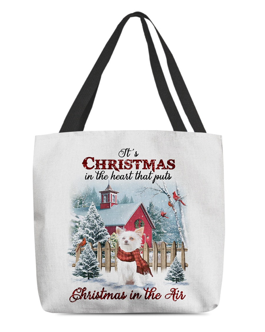 Christmas Air-Chorkie-Cloth Tote Bag