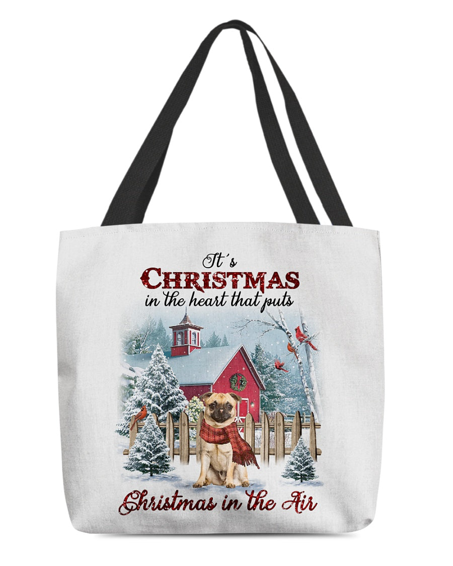 Christmas Air-Chug Dog-Cloth Tote Bag