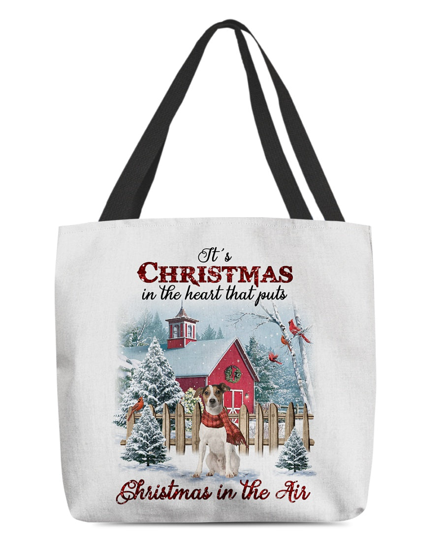 Christmas Air-Jack Russell Terrier 1-Cloth Tote Bag