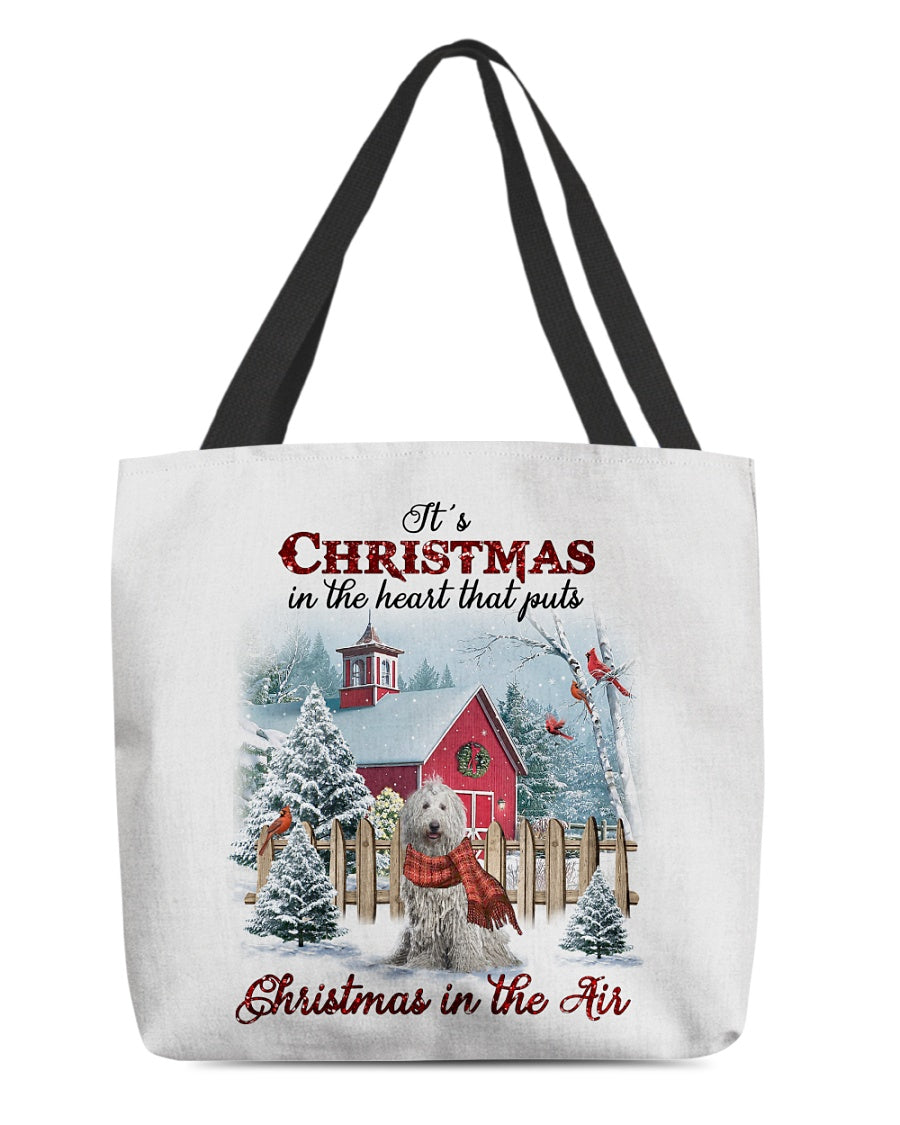 Christmas Air-Komondor-Cloth Tote Bag