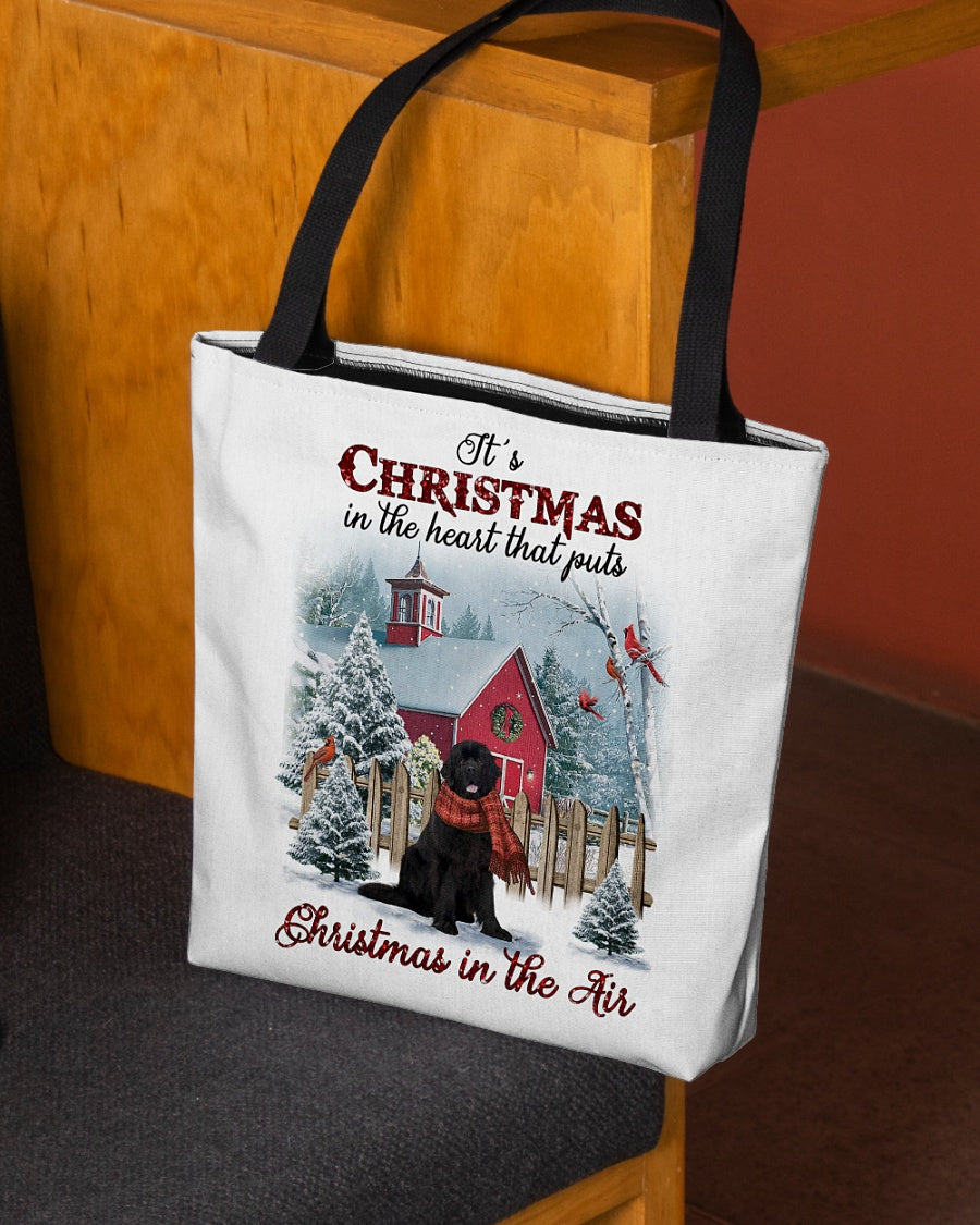 Christmas Air-Newfoundland-Cloth Tote Bag