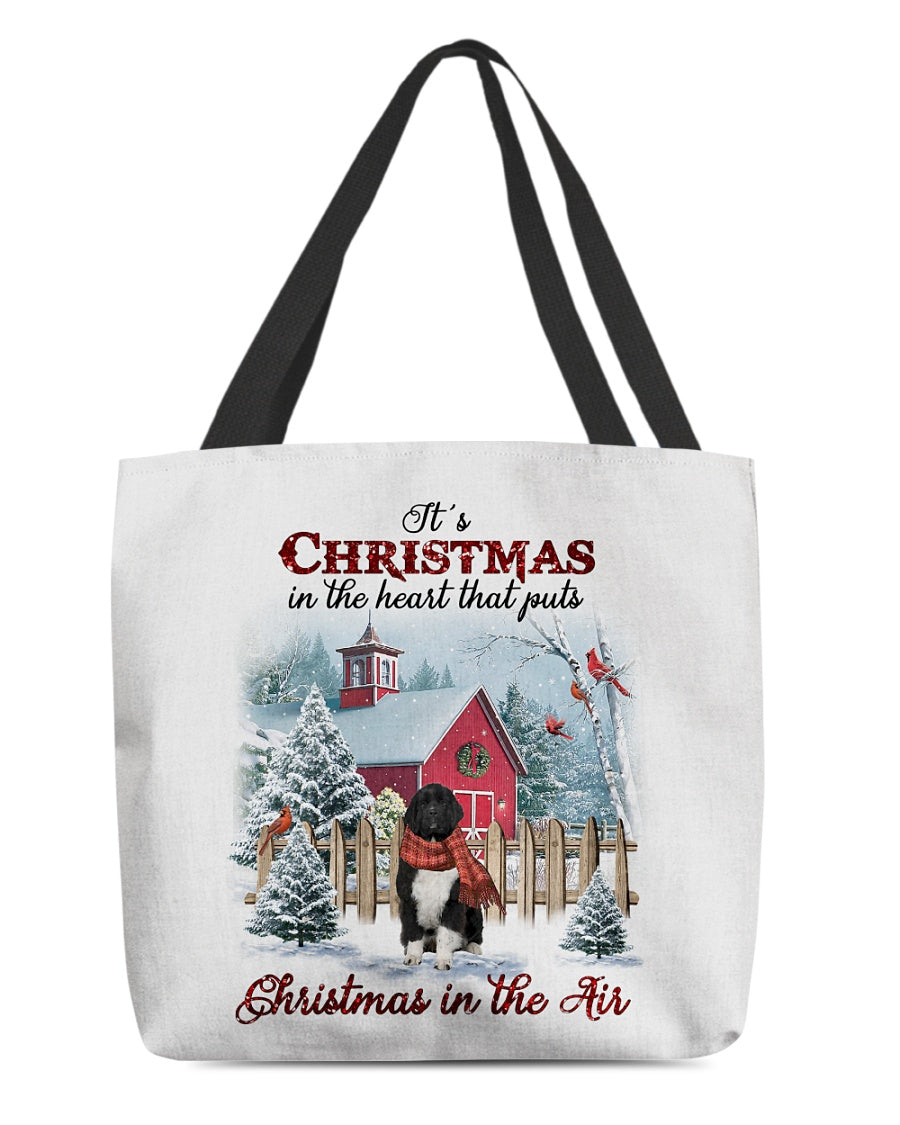 Christmas Air-Newfoundland 1-Cloth Tote Bag