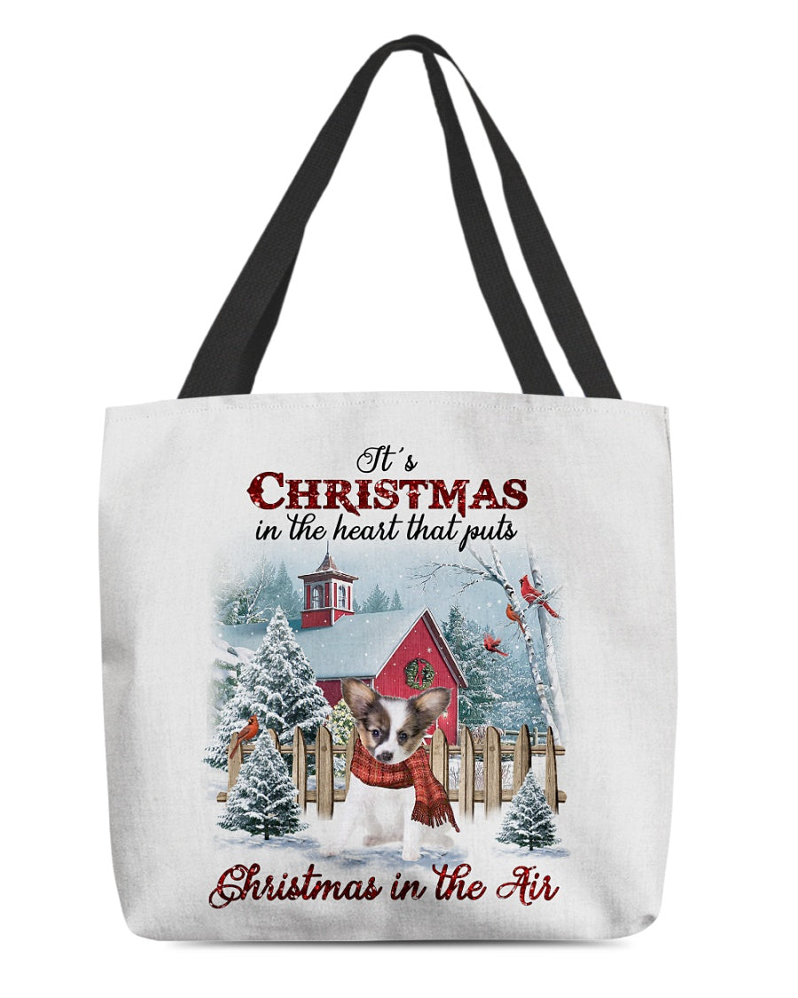 Christmas Air-Papillon 1-Cloth Tote Bag