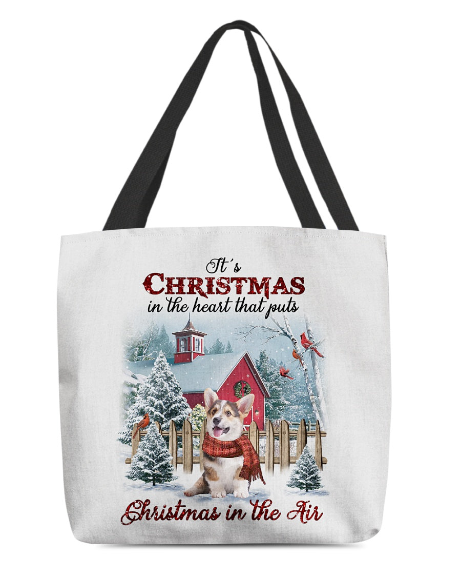 Christmas Air-Pembroke Welsh Corgi 1-Cloth Tote Bag