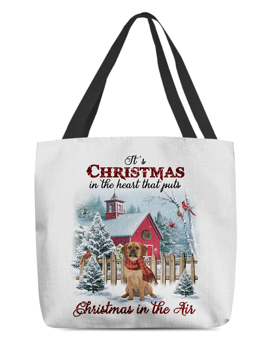 Christmas Air-Puggle-Cloth Tote Bag