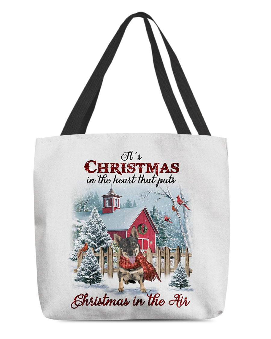 Christmas Air-Swedish Vallhund-Cloth Tote Bag