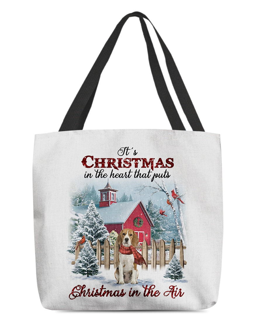 Christmas Air-beagle-Cloth Tote Bag