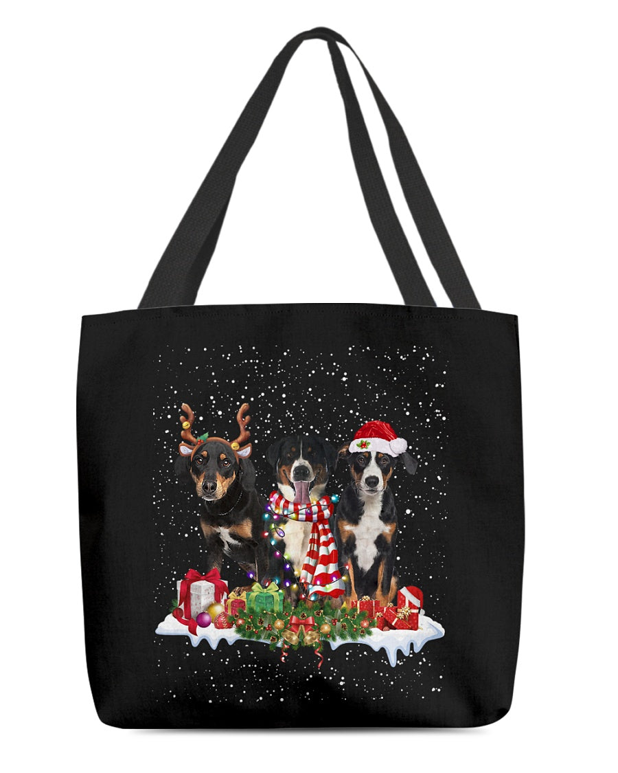 Christmas Buddies-Appenzeller Sennenhund-Cloth Tote Bag