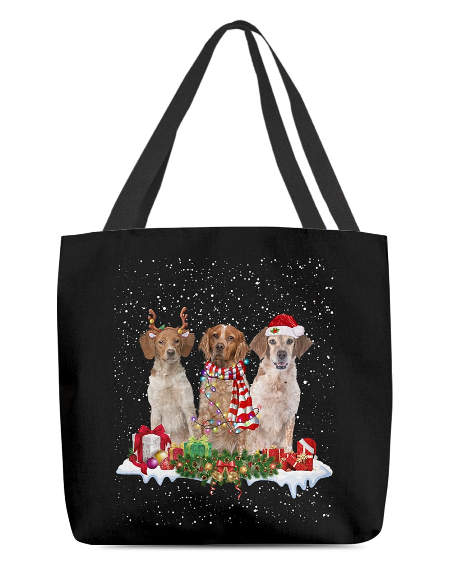 Christmas Buddies-Brittany-Cloth Tote Bag