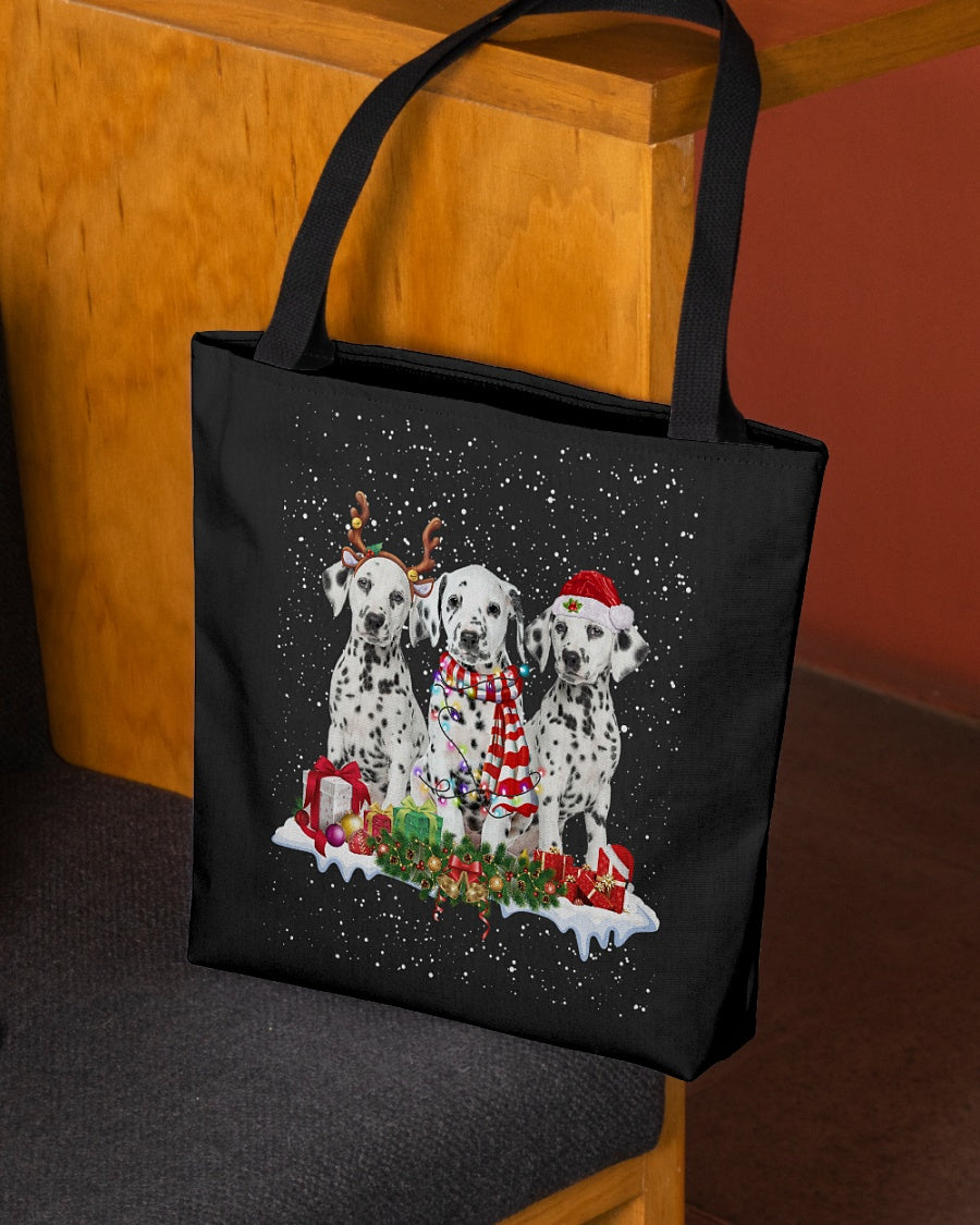 Christmas Buddies-Dalmatian-Cloth Tote Bag