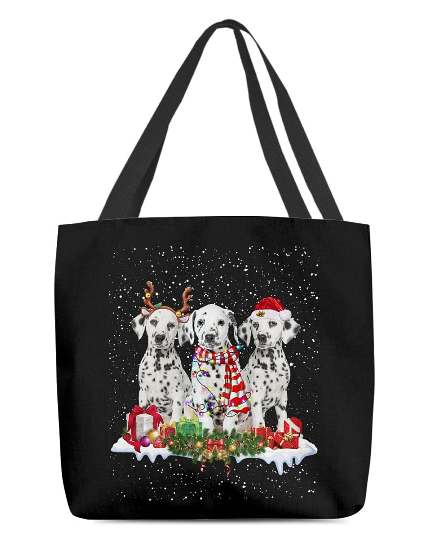 Christmas Buddies-Dalmatian-Cloth Tote Bag