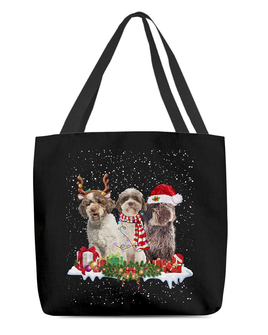 Christmas Buddies-Lagotto Romagnolo-Cloth Tote Bag