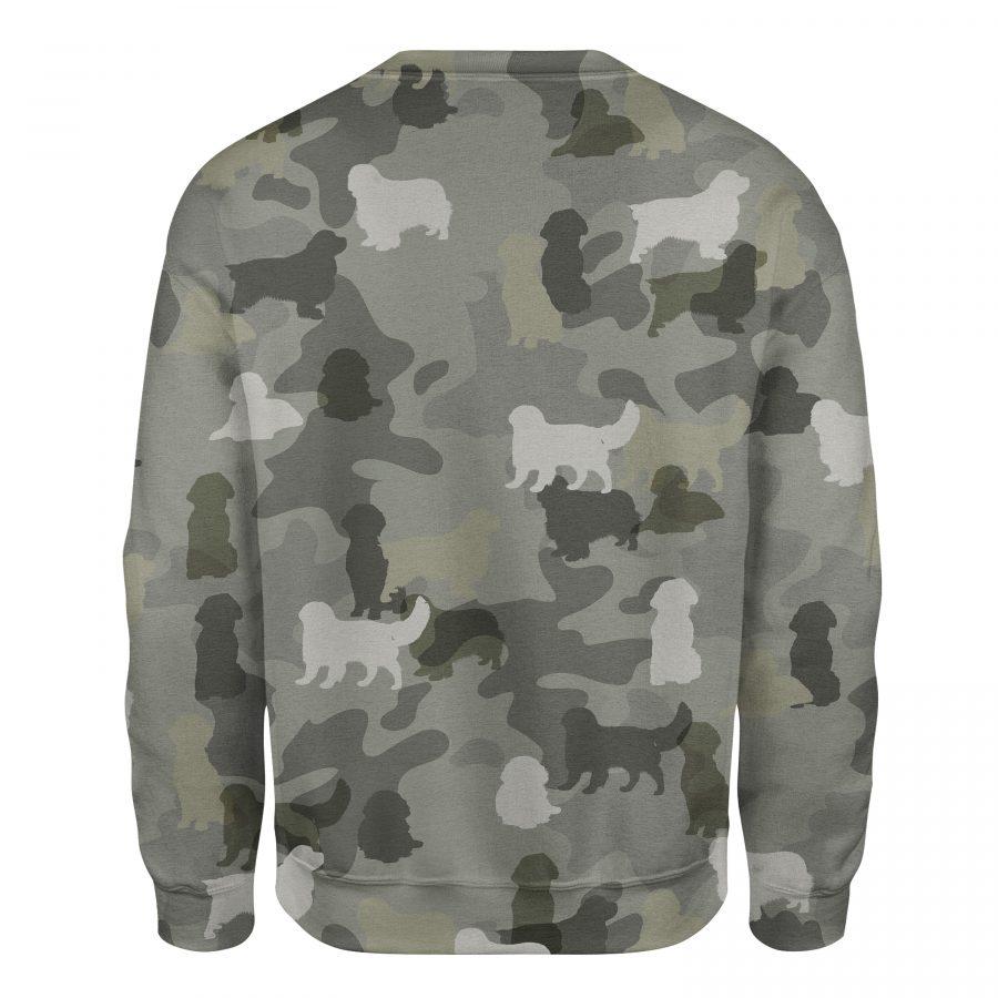 Clumber Spaniel - Camo - Premium Sweatshirt