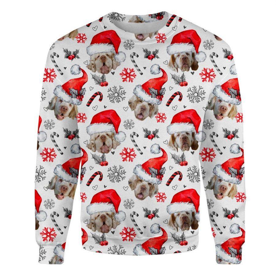 Clumber Spaniel - Xmas Decor - Premium Sweatshirt