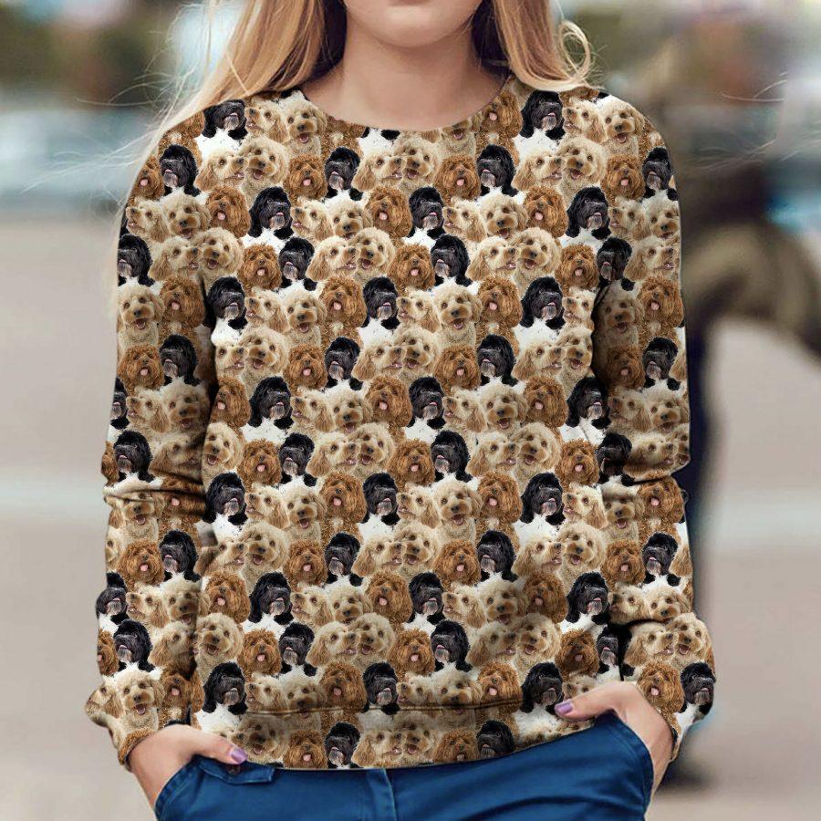 Cockapoo - Full Face - Premium Sweatshirt