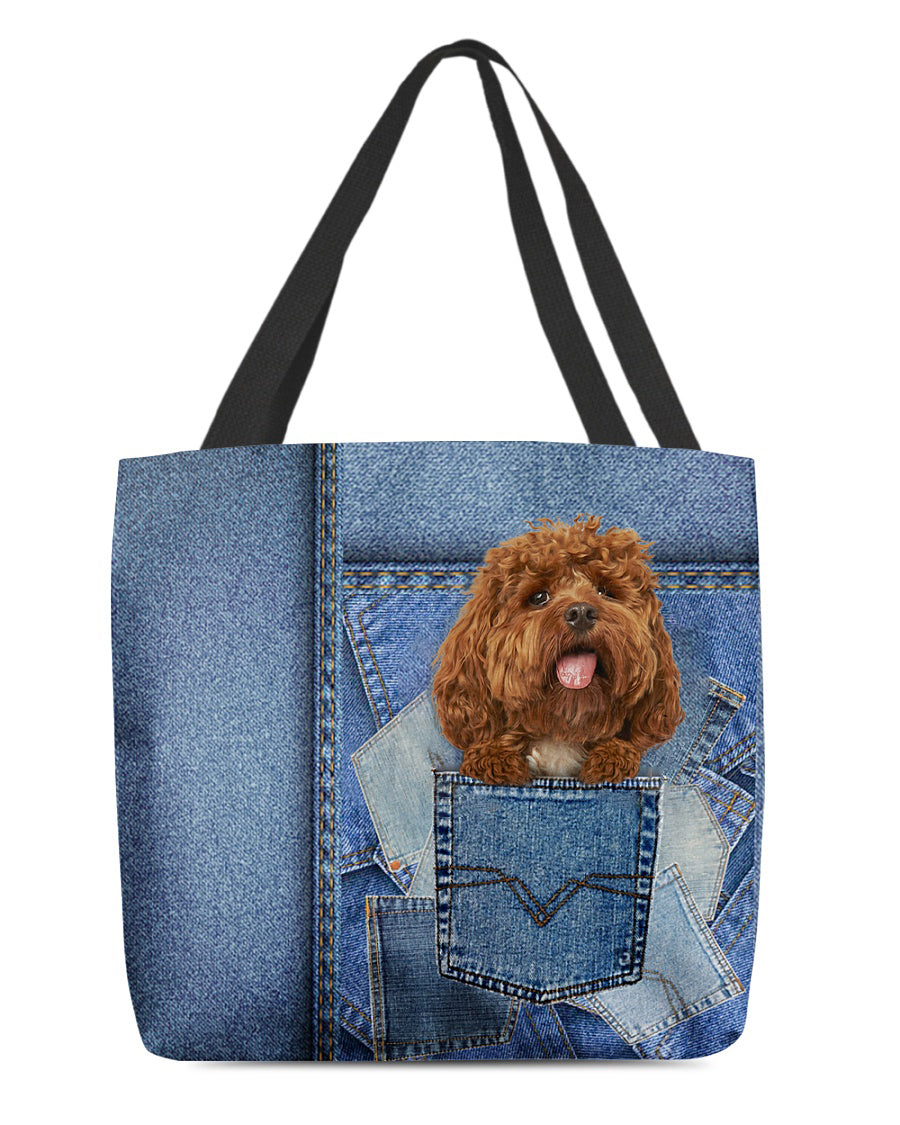 Cockapoo-in pocket2-Cloth Tote Bag