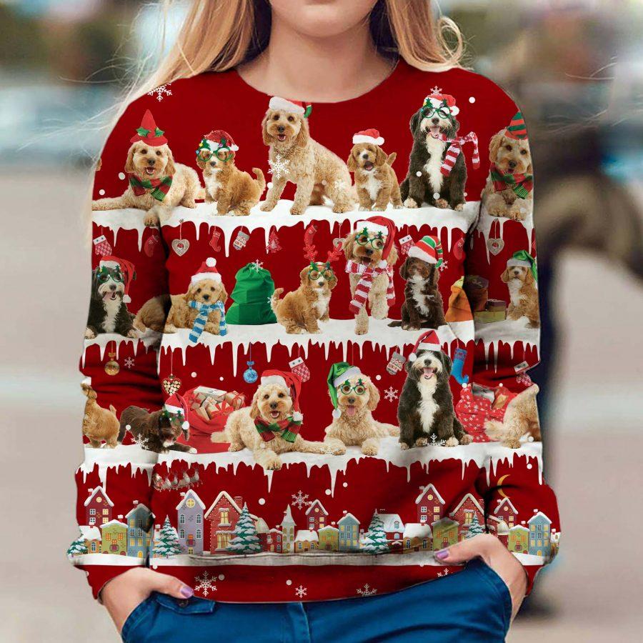 Cockapoo - Snow Christmas - Premium Sweatshirt