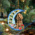 Cocker Spaniel Sit On The Blue Moon-Two Sided Ornament