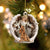 Cocker Spaniel (2)-Angel Hug Winter Love Two Sided Ornament