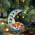 Corgi1-Sleep On The Moon Christmas Two Sided Ornament