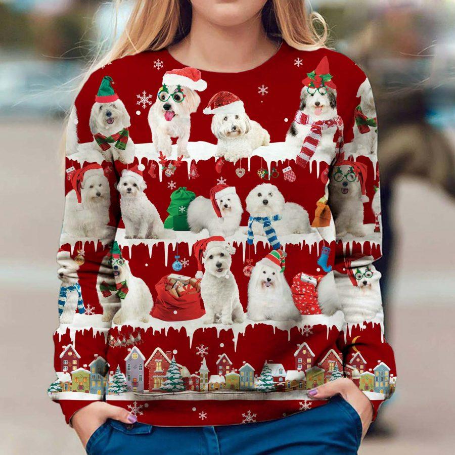 Coton de Tulear - Snow Christmas - Premium Sweatshirt