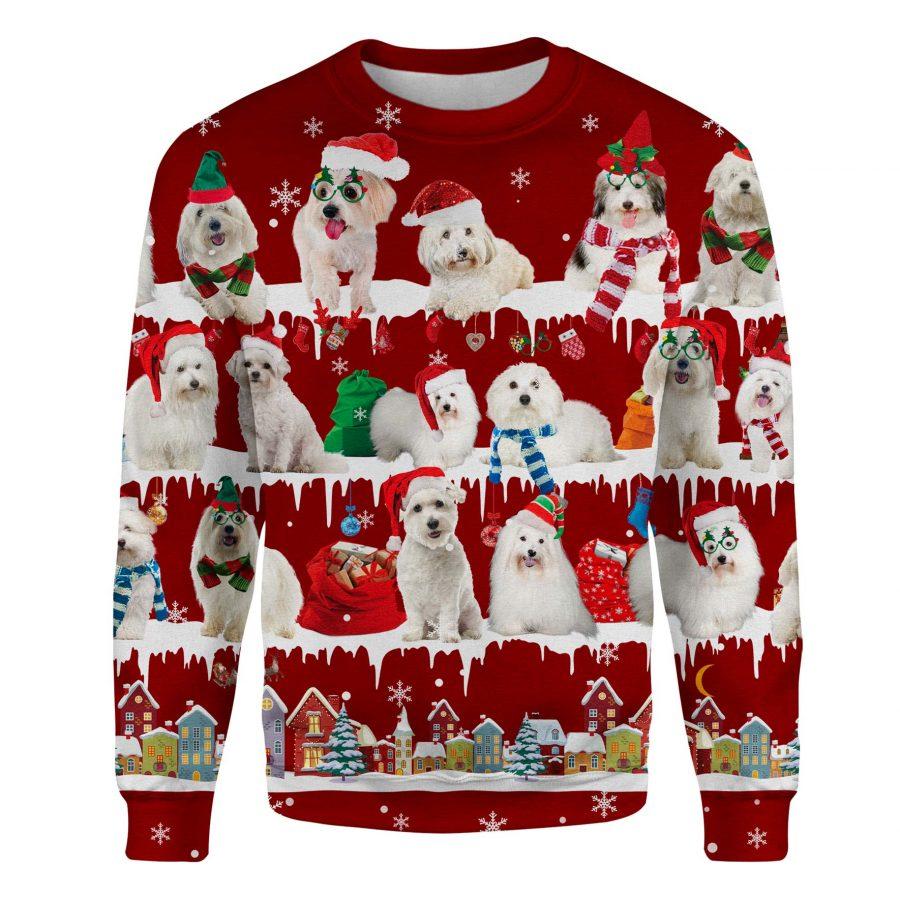 Coton de Tulear - Snow Christmas - Premium Sweatshirt