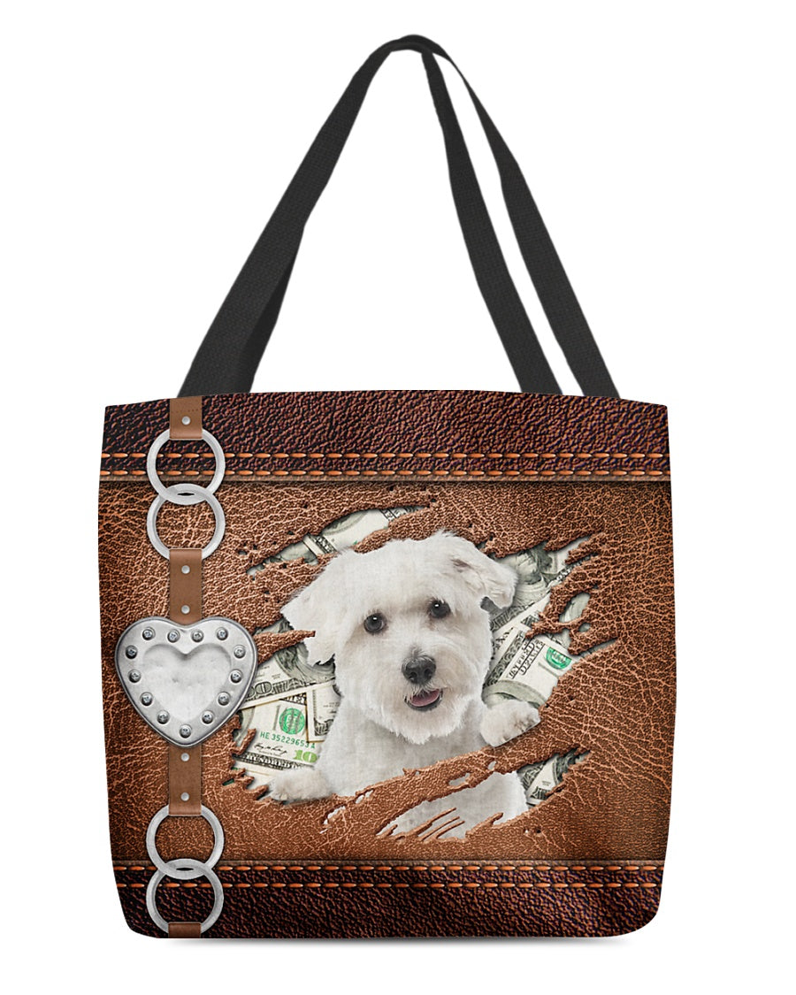 Coton De Tulear-Let Me Go Out -Cloth Tote Bag
