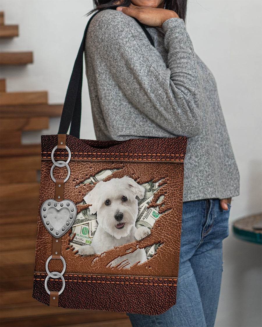 Coton De Tulear-Let Me Go Out -Cloth Tote Bag
