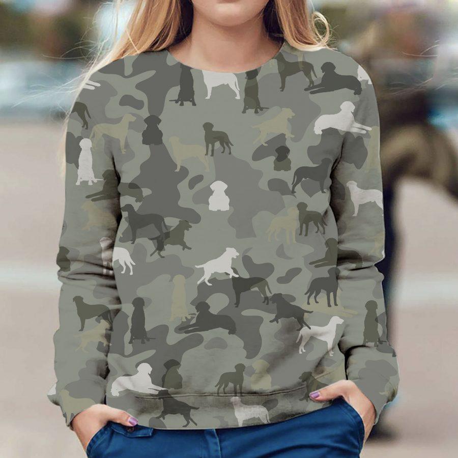 Curly Coated Retriever - Camo - Premium Sweatshirt
