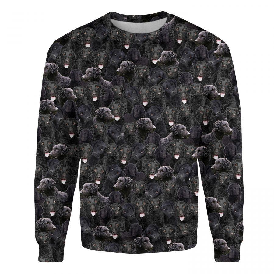 Curly Coated Retriever - Full Face - Premium Sweatshirt