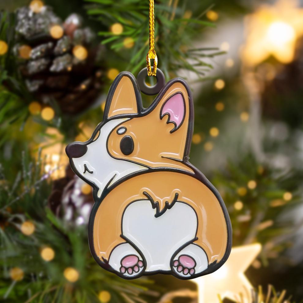 Cute Corgi Shape Ornament