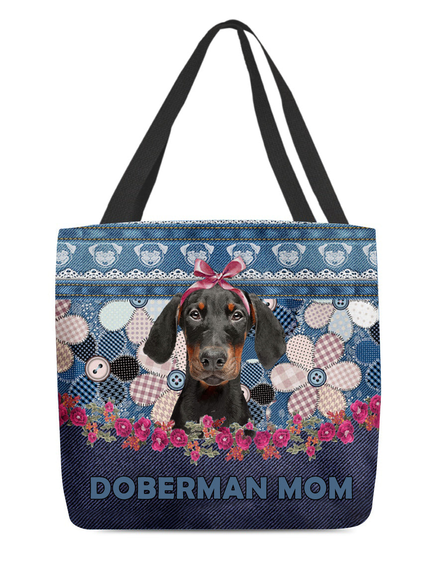DOBERMAN-Flower Jean Gift for you-Cloth Tote Bag