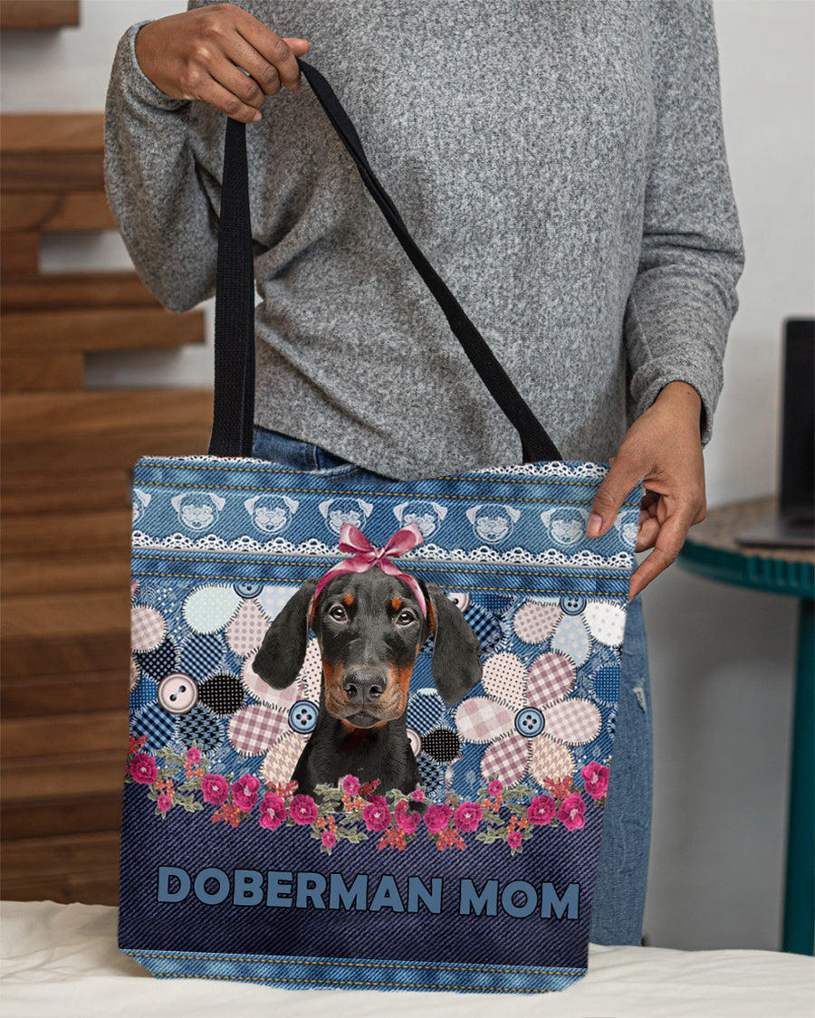 DOBERMAN-Flower Jean Gift for you-Cloth Tote Bag