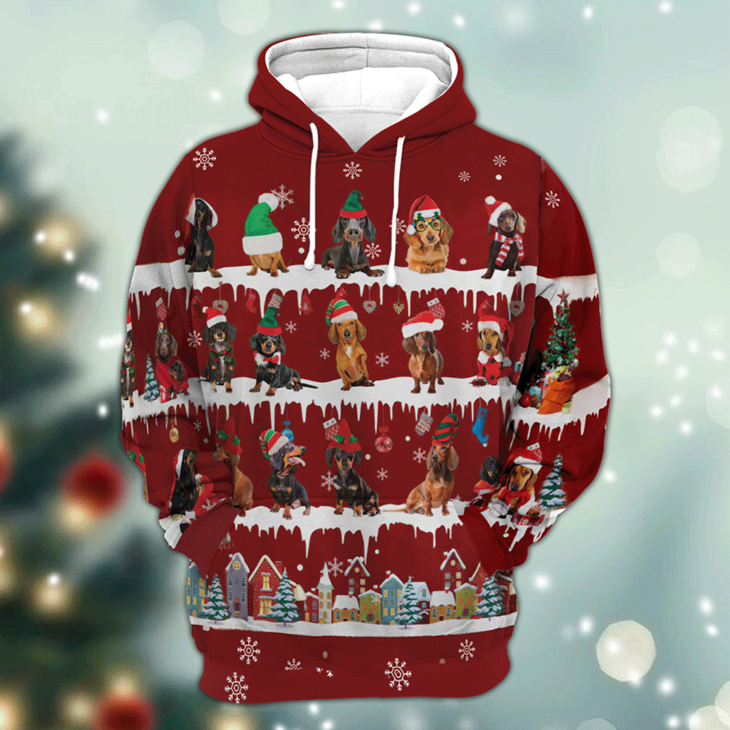 Snow Christmas-3D Hoodie