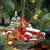 Dachshund 3-Christmas Car Two Sided Ornament