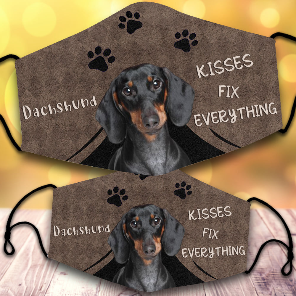 Dachshund 3-Kisses Fix Everything-Veil