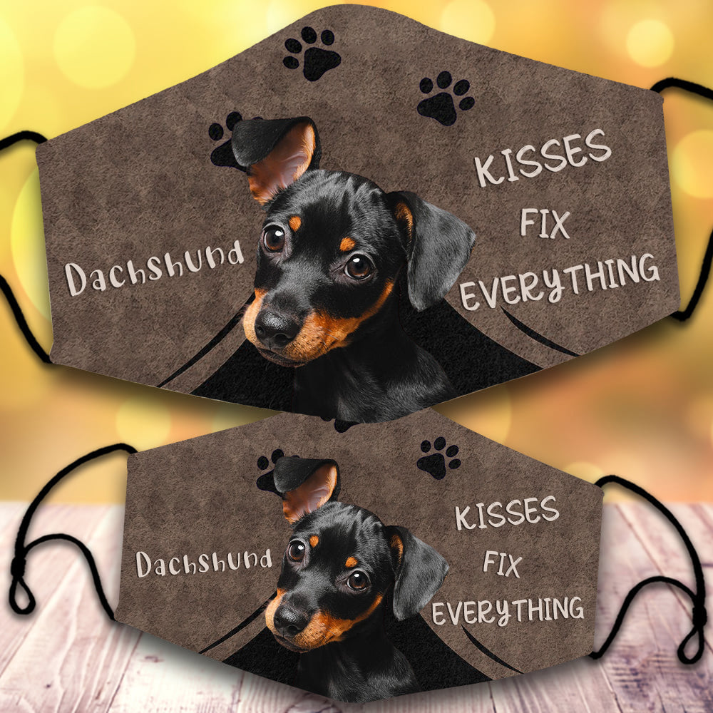 Dachshund 4-Kisses Fix Everything-Veil
