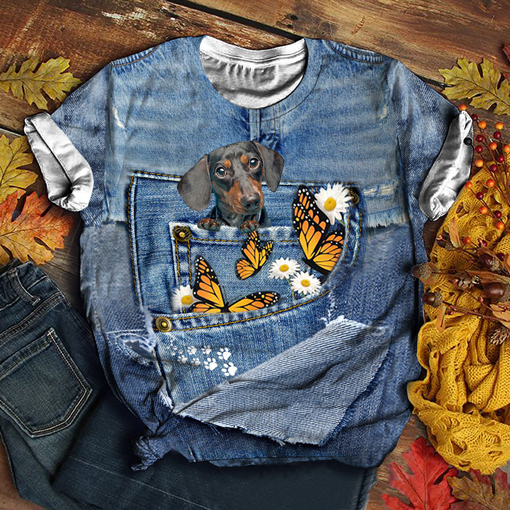 Butterfly Daisies T-shirt