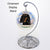Rainbow Bridge Memorial-Dachshund LH Black & Tan Porcelain Hanging Ornament
