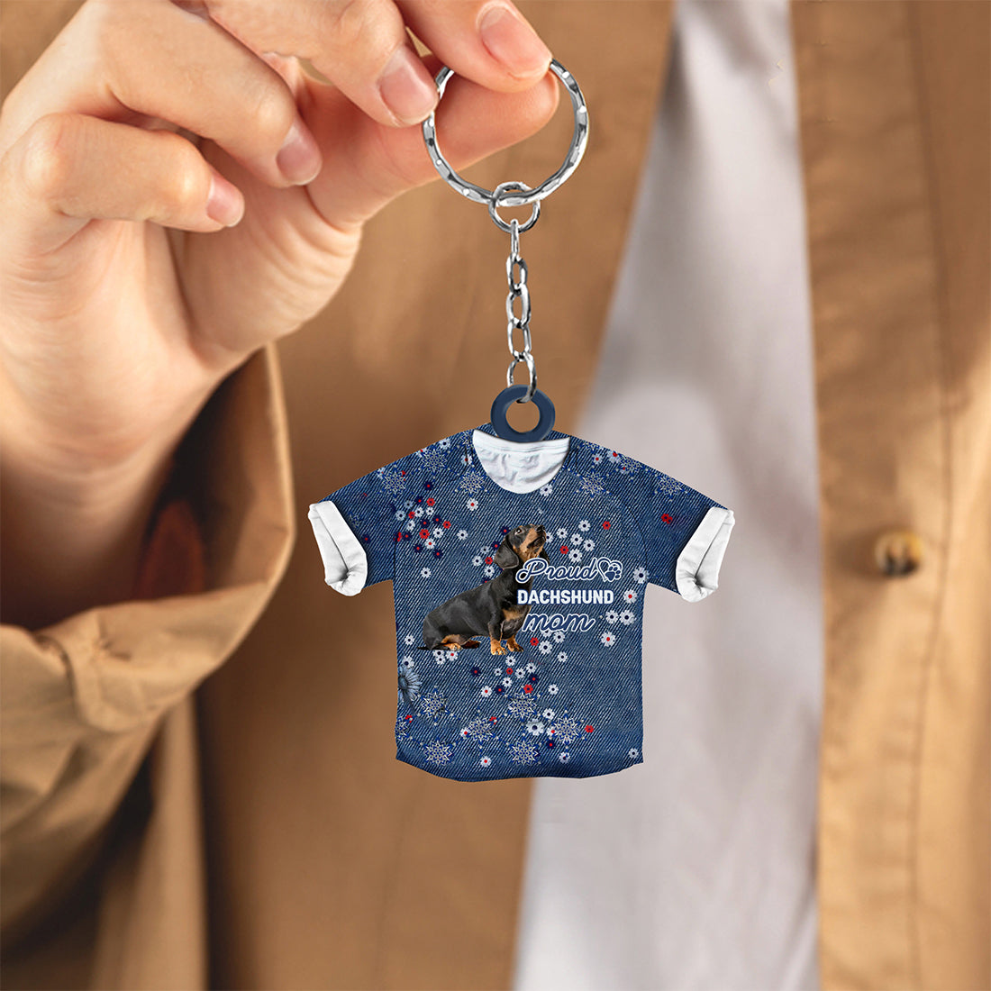 Pround Mom-flat Acrylic Keychain