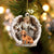 Dachshund (7)-Angel Hug Winter Love Two Sided Ornament