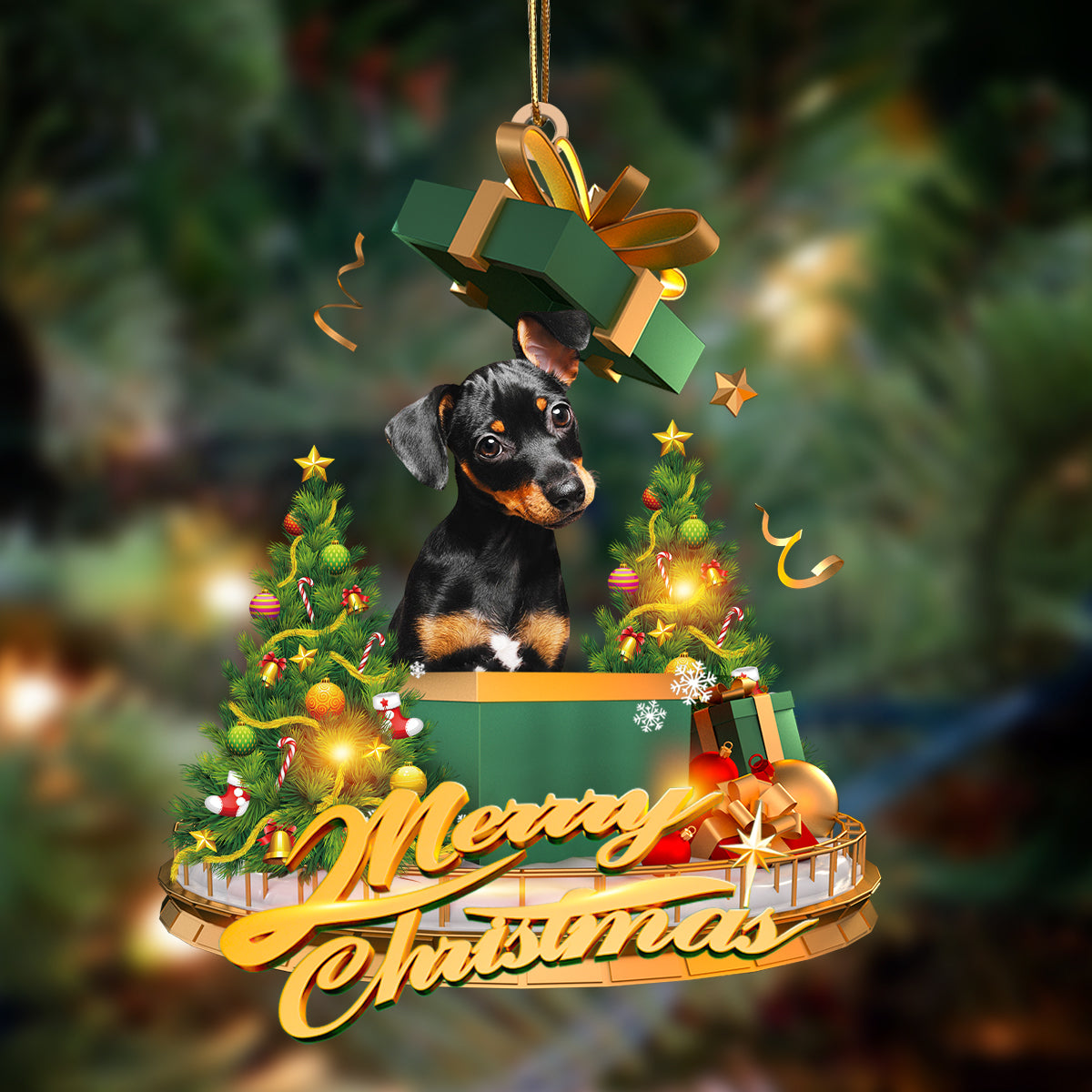 Dachshund-Christmas Gifts&dogs Hanging Ornament