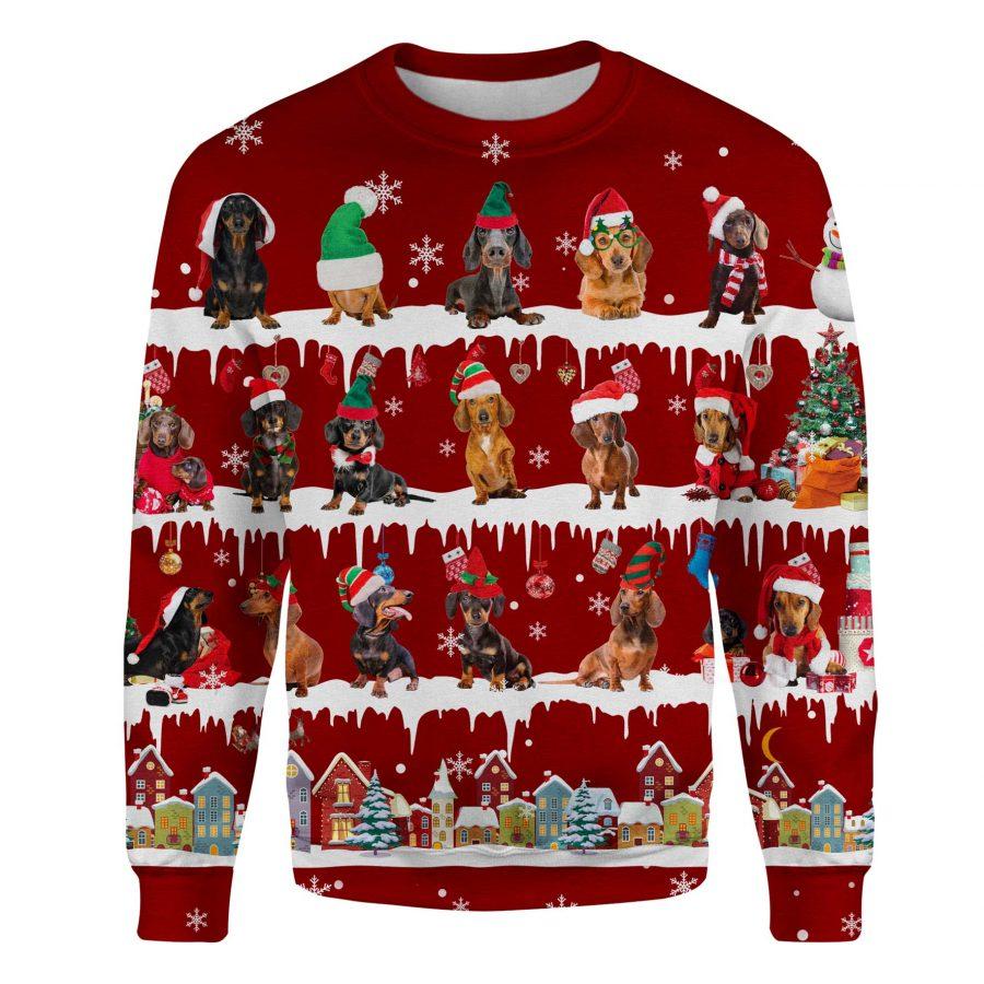 Dachshund - Snow Christmas - Premium Sweatshirt