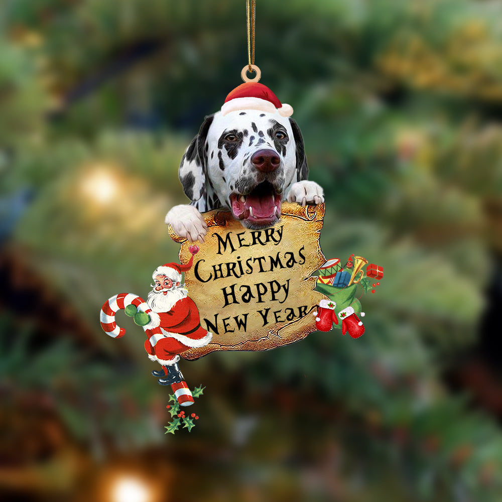 Dalmatian-Christams &amp; New Year Two Sided Ornament