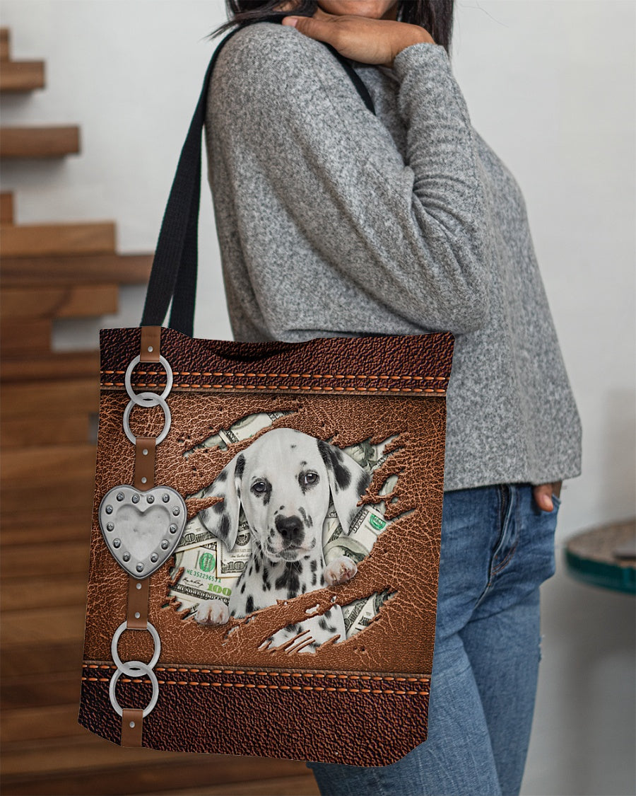 Dalmatian-Let Me Go Out -Cloth Tote Bag