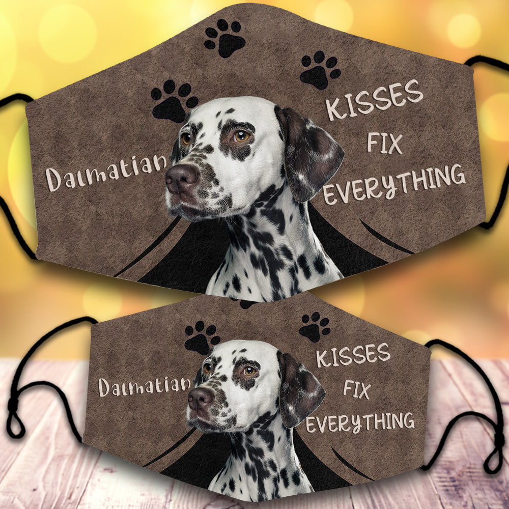 Dalmatian 2-Kisses Fix Everything-Veil